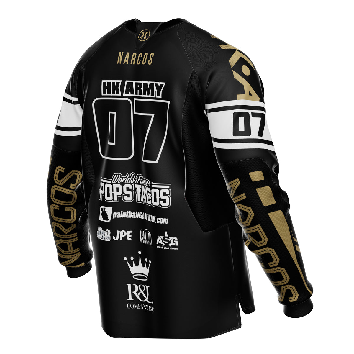 2026 Narcos WCPPL Proline Jersey (Black/Gold)