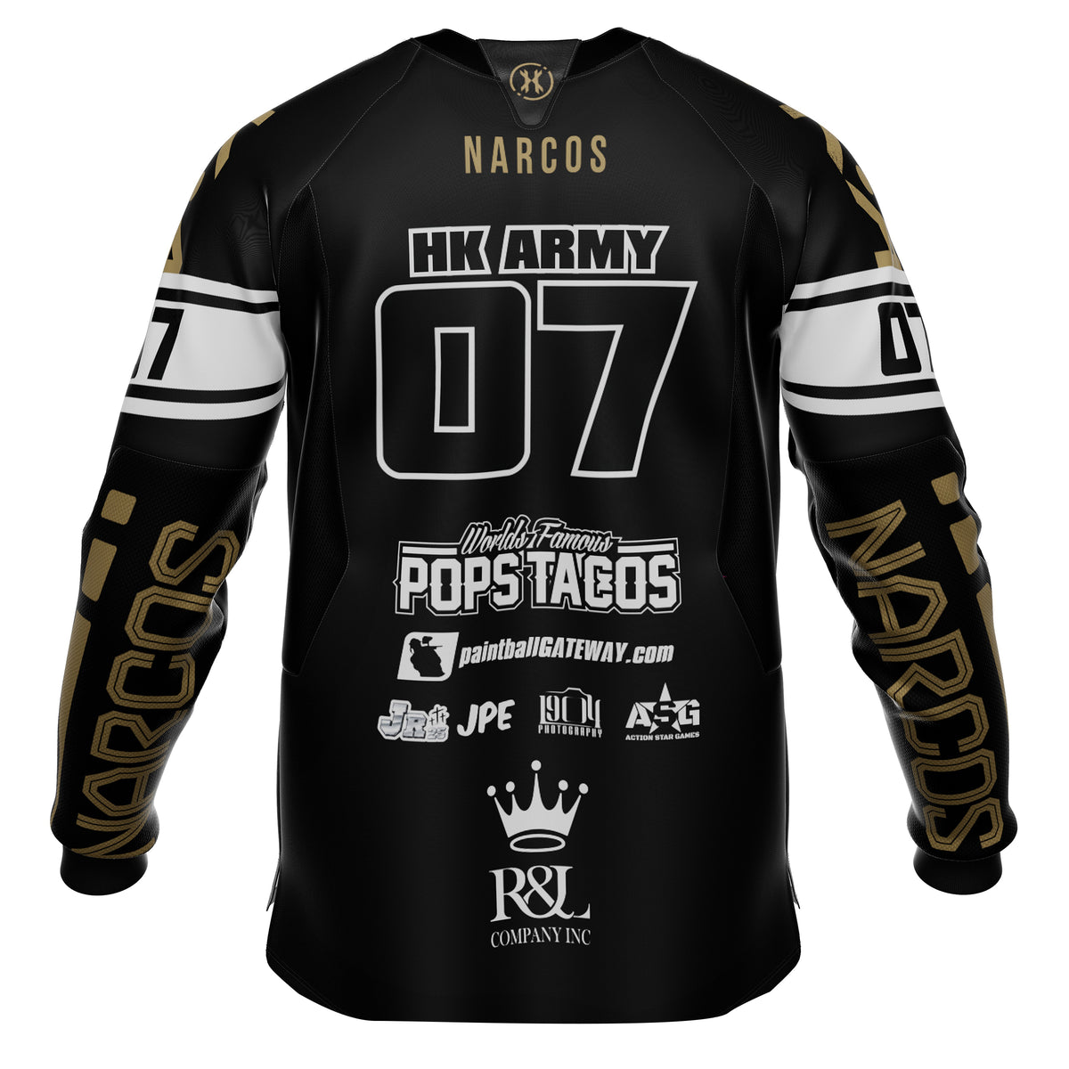 2026 Narcos WCPPL Proline Jersey (Black/Gold)