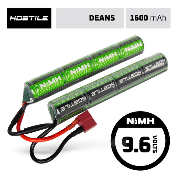 Hostile ENERGY - NiMH Battery 9.6V 1600mAh Split (Dean Connector)