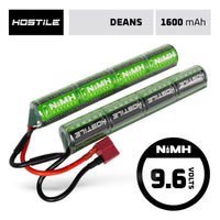 Hostile ENERGY - NiMH Battery 9.6V 1600mAh Split (T-Connector)