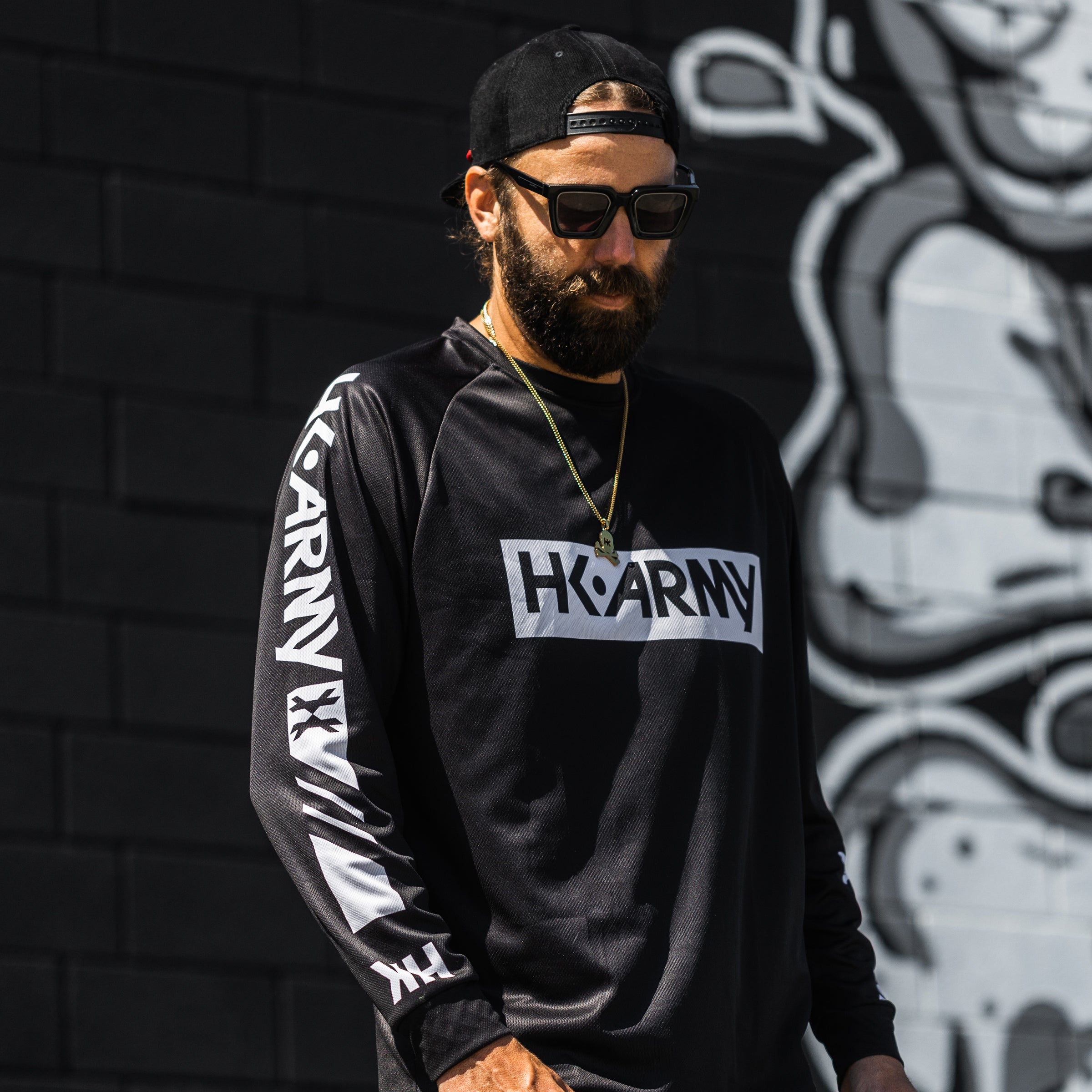 香港　イギリス軍地図　Tシャツ OG Skull DryFit Longsleeve Jersey | HK Army