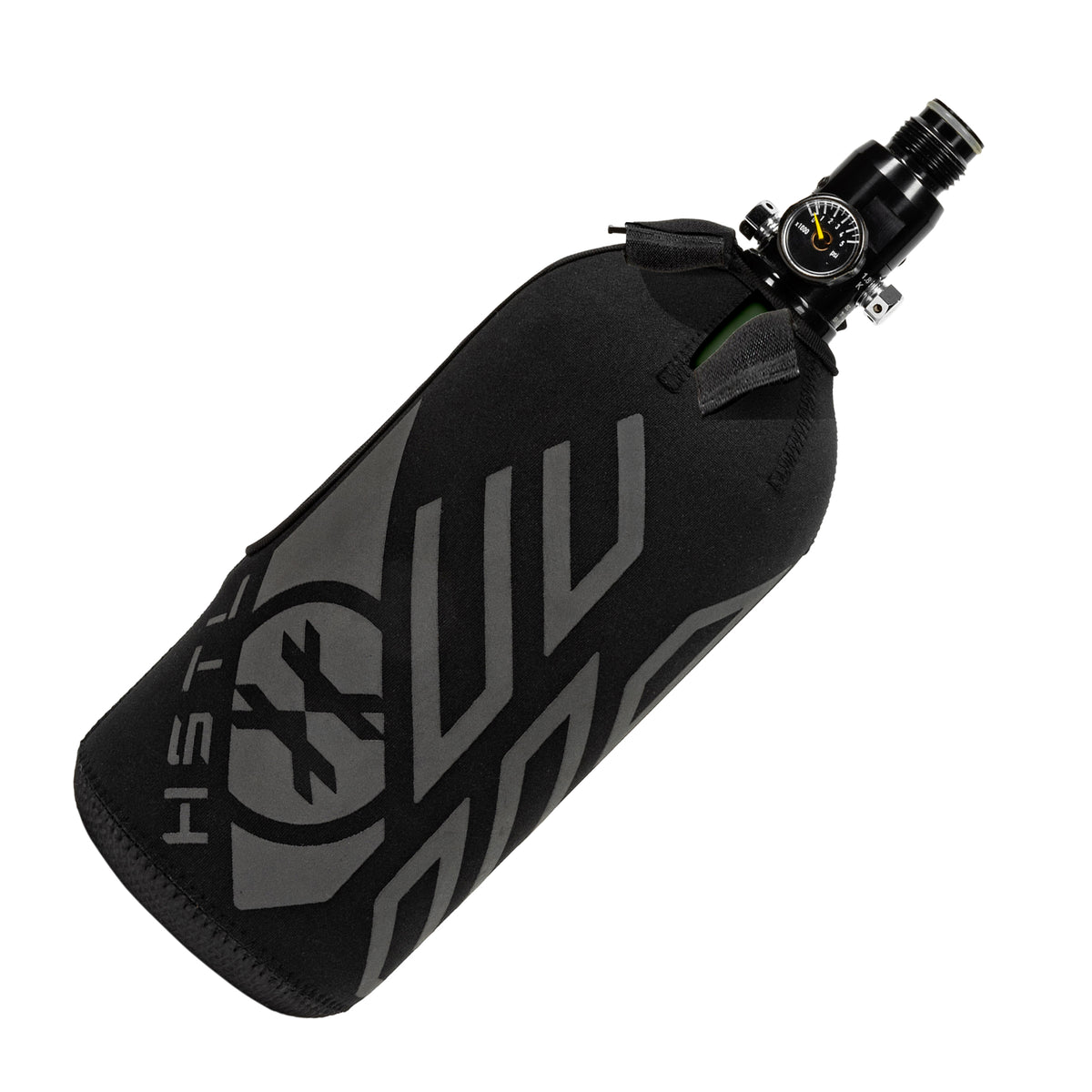 Olive 48ci/3000psi Aluminum HPA Tank w/ Neoprene Padded Cover