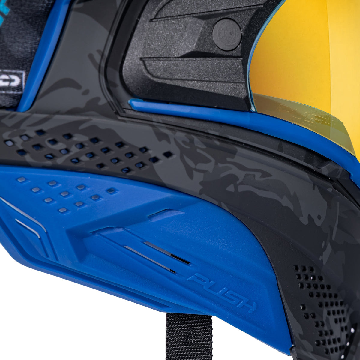 Unite - Camo Black/ Blue - Chrome Gold Lens + Extension