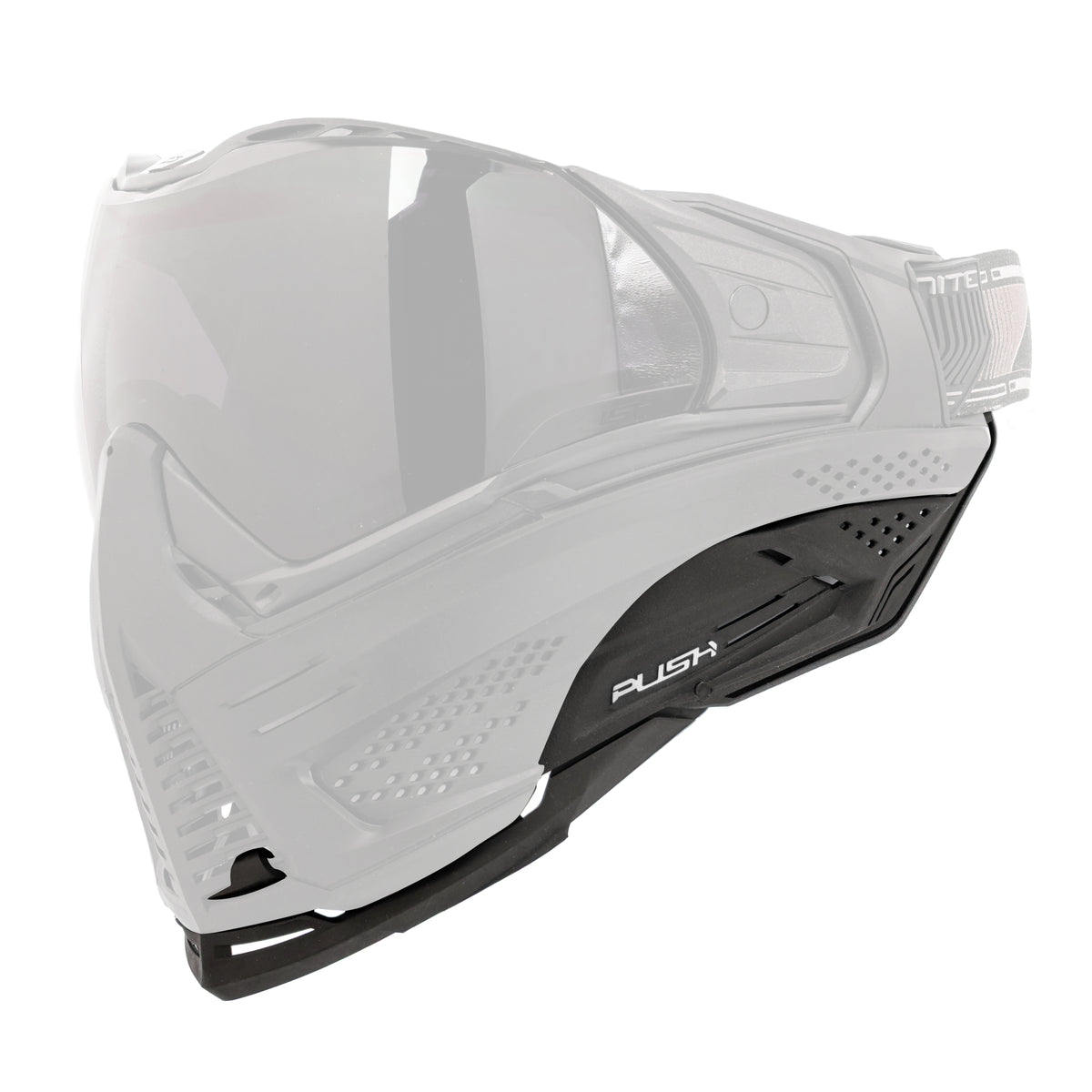 Unite Goggle Mk II - Warlord Omen (Black/White Skull) - Silver Lens