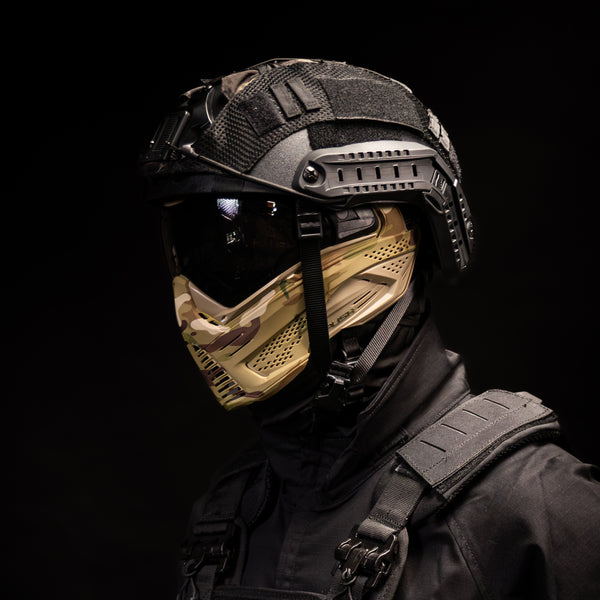 Unite Goggle Mk II - Combat (Camo/Tan) - Smoke Lens