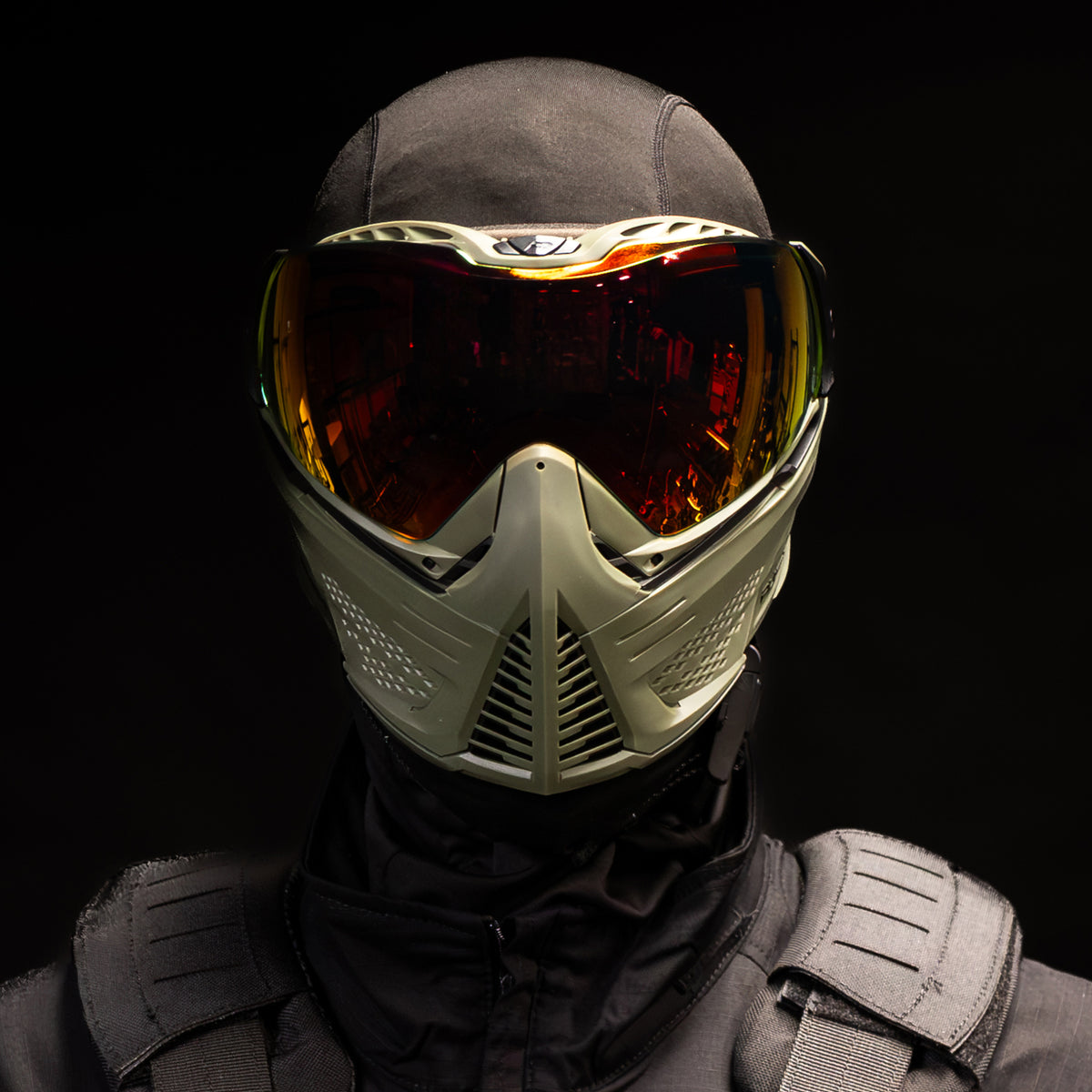 Unite Goggle Mk II - Raptor (Olive/Black) - Red Lens