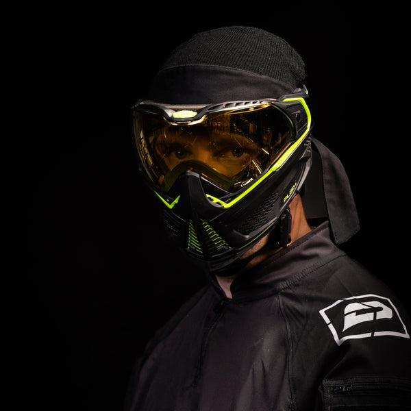 Unite Goggle Mk II - Reactor (Black/Green) - Gold Lens