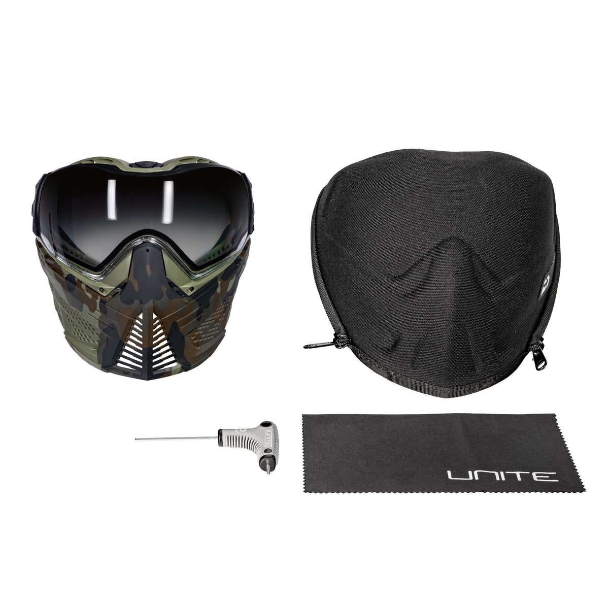 Unite - Flecktarn Camo/ Black - Smoke Fade Lens