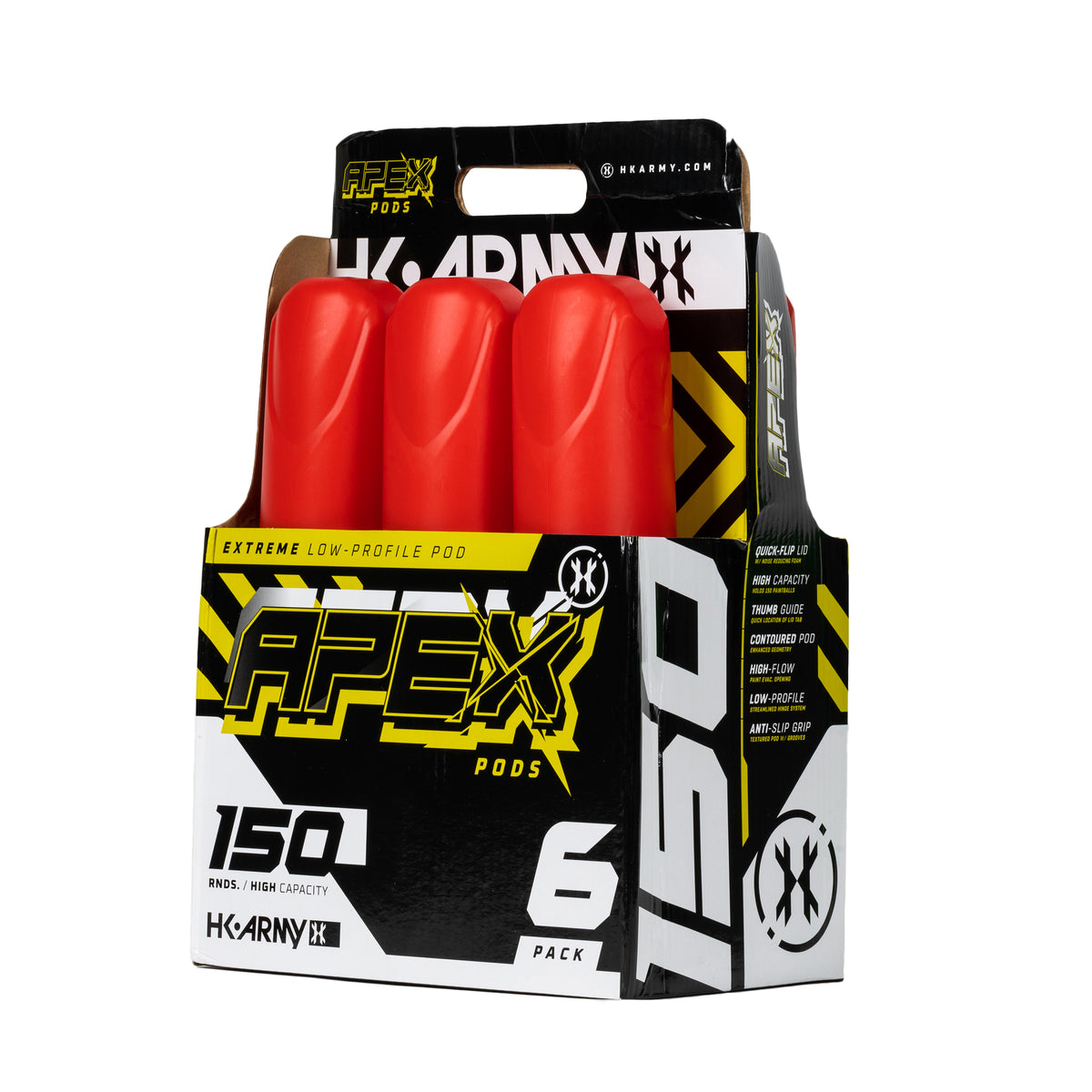 Apex 150 Round Pod 6-Pack - Red