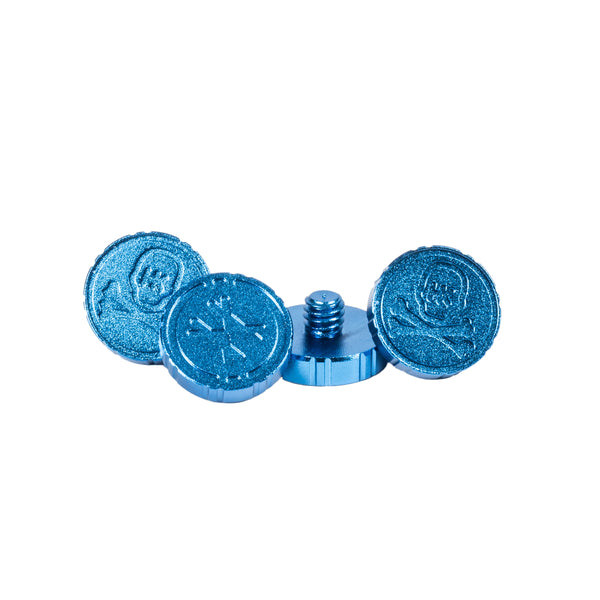 Machined Goggle Screw Set "Icon" Blue