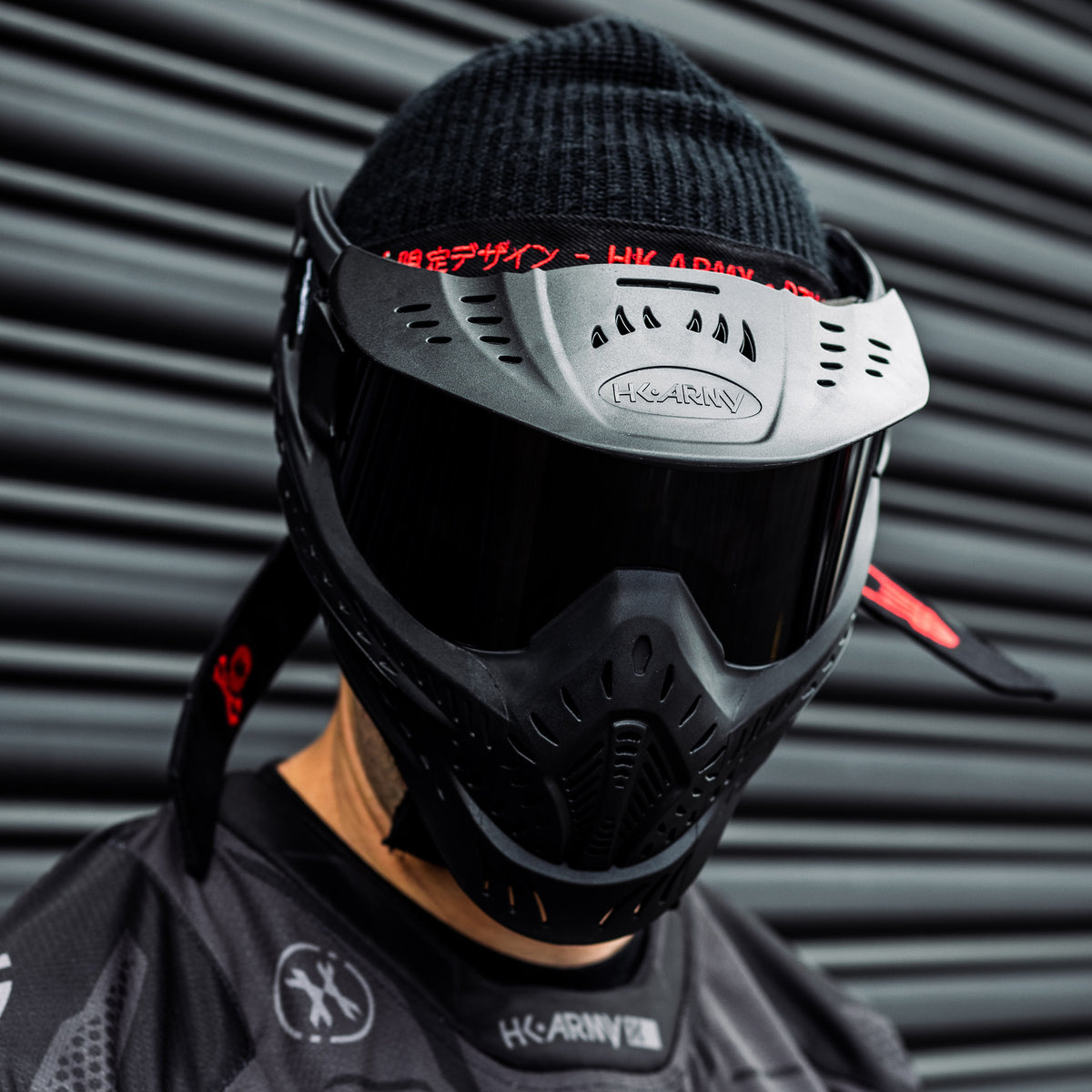 HSTL Paintball Goggle - Black with Smoke Lens