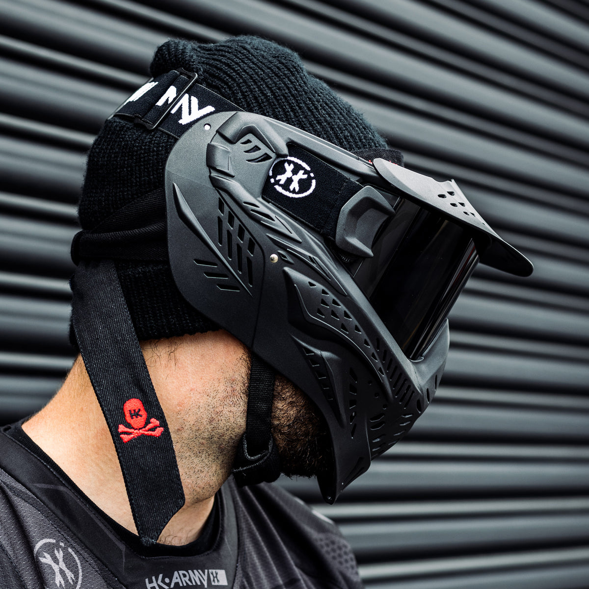 HSTL Paintball Goggle - Black with Smoke Lens