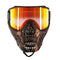 HSTL® Skull Goggle Snake Red w/ Fire Lens