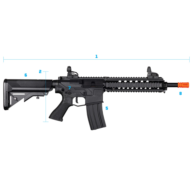 Hostile AEG - FUZE-M Rifle - Black - Technical Specifications