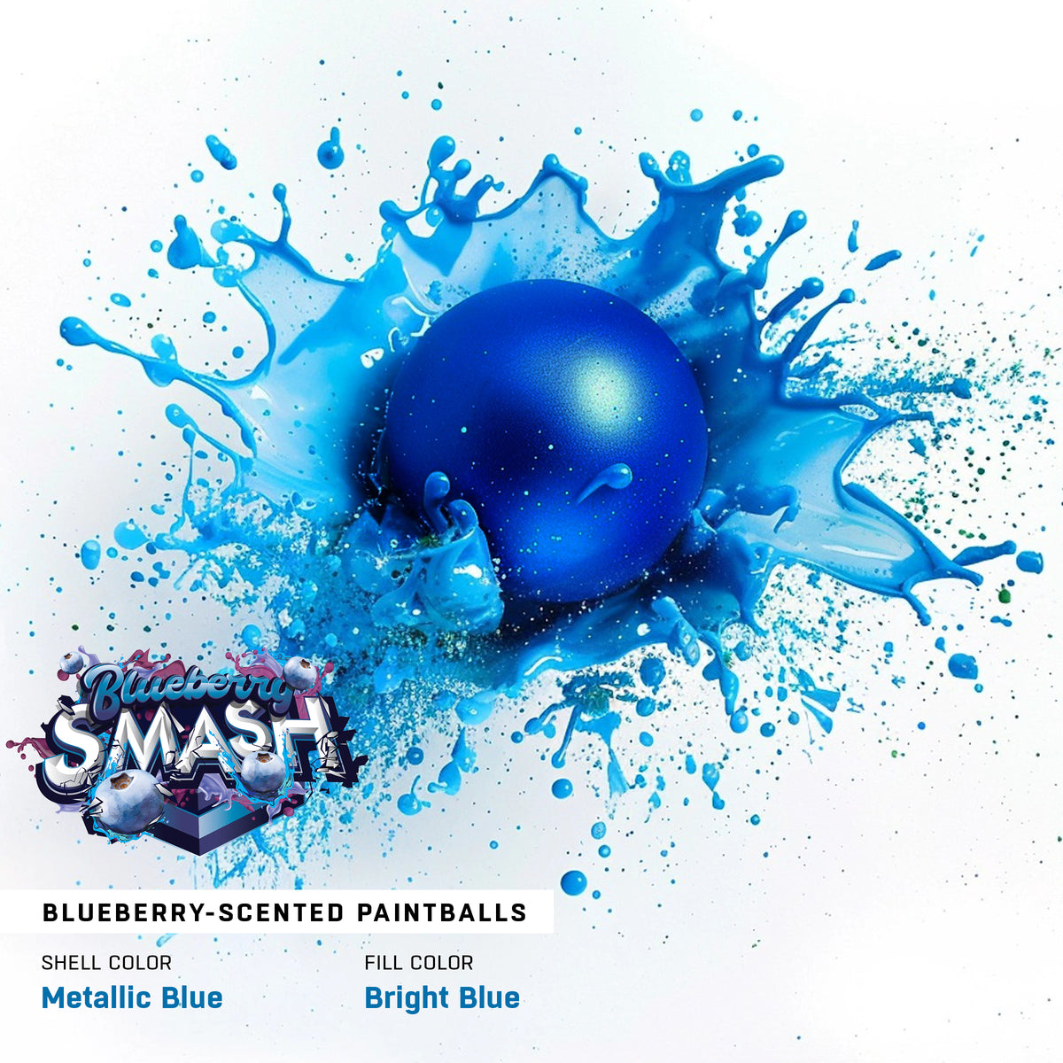 500rd Scented Paintballs - Blueberry Smash