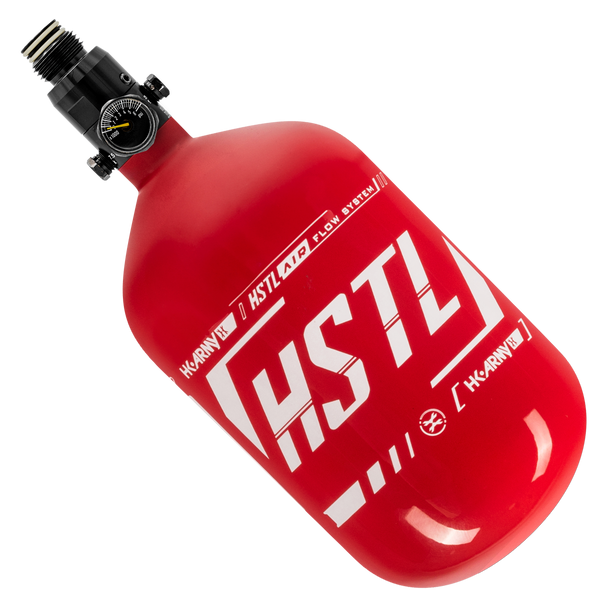 HSTL® - Carbon Fiber Tank - Standard Reg - 68ci / 4500psi - Red/White