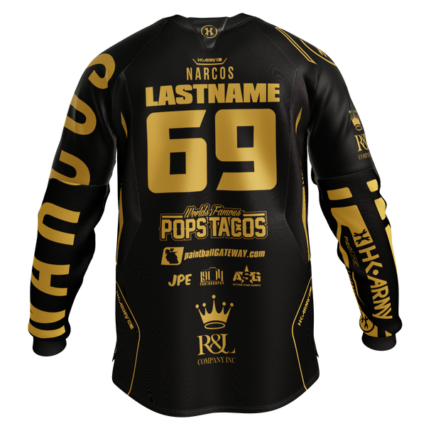 2024 Narcos Black/Gold Proline Jersey