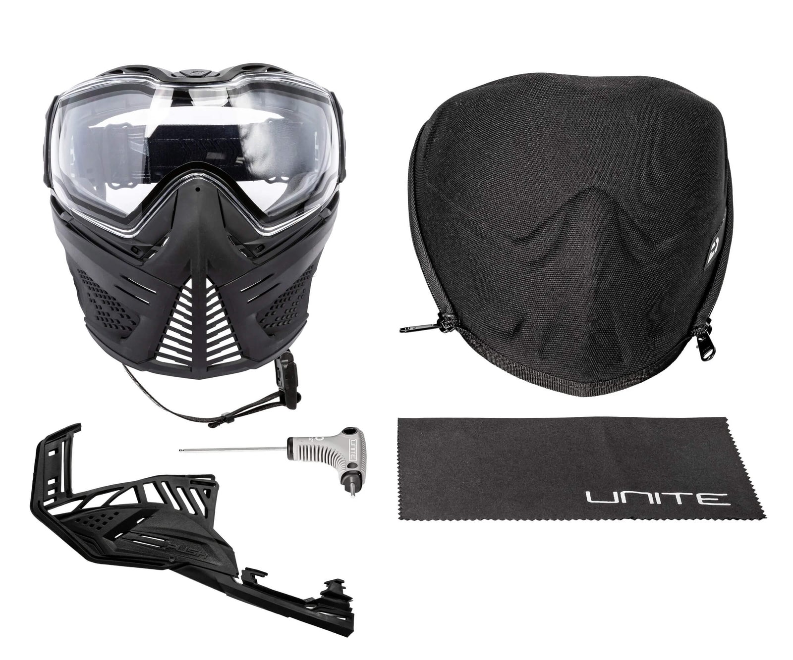 Unite Goggle Mk II - Watcher (Black/Black) - Clear Lens