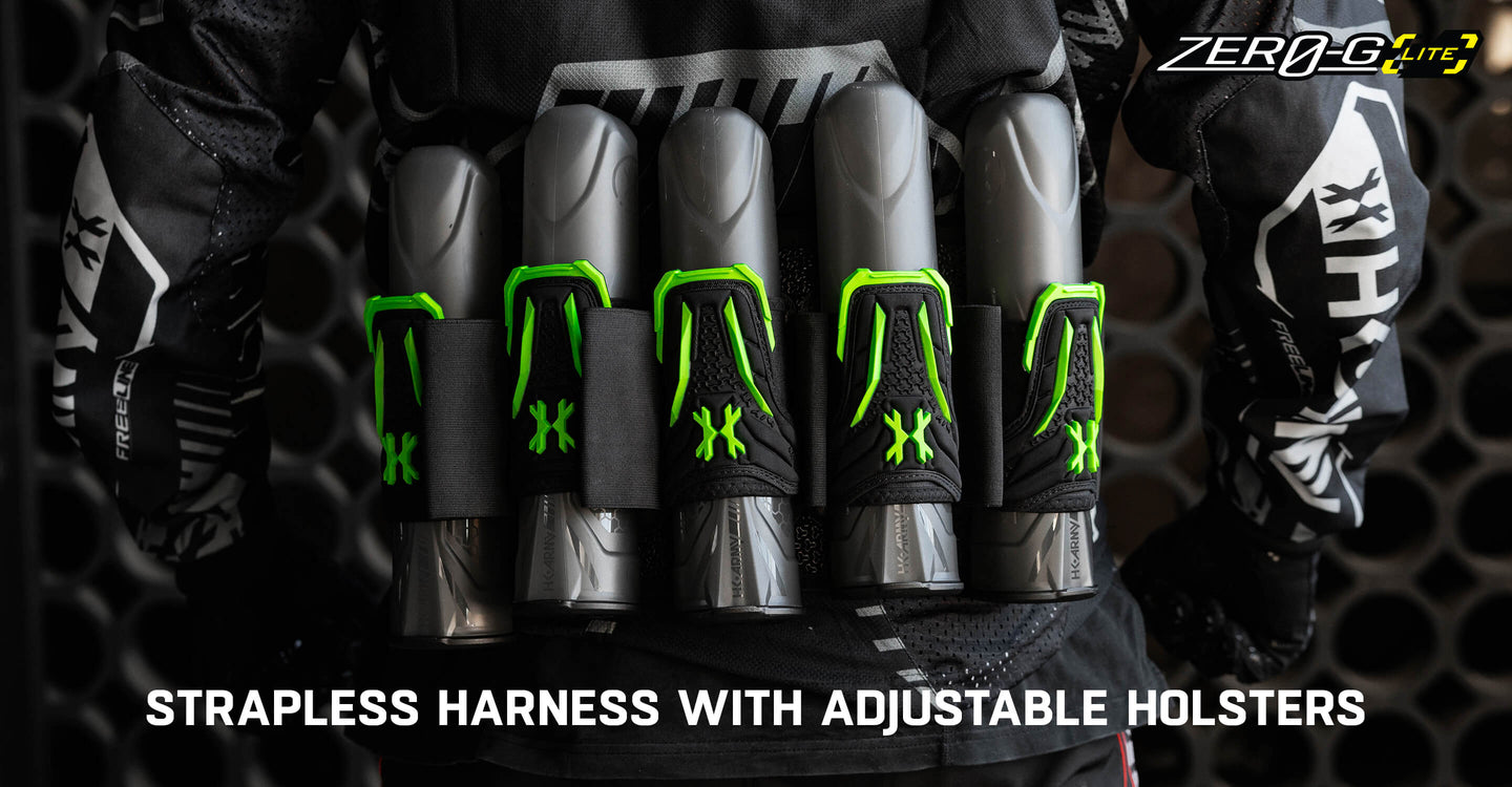 Harnais Paintball HK Army Zero G Lite 3+2+4 - Noir Occultant - Neuf Avec Pods