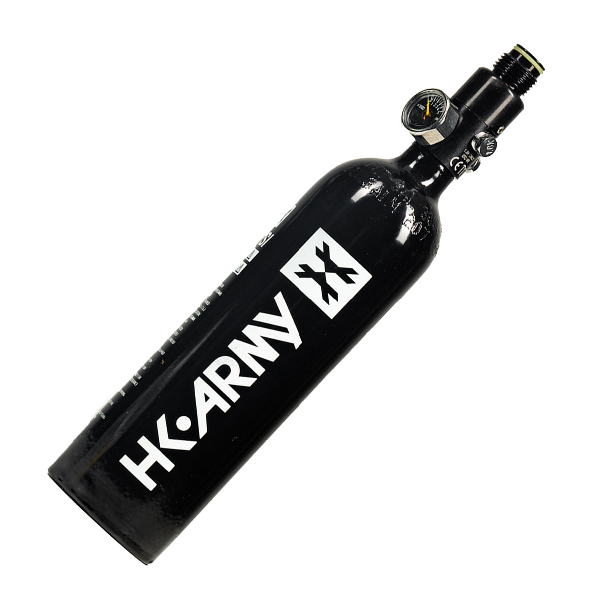 26ci / 3000psi Aluminum Compressed Air Tank - Skinny - Black | HK Army
