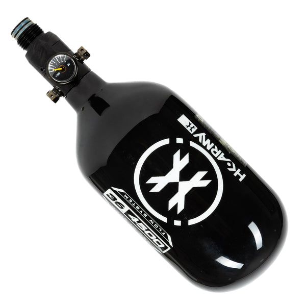 36ci / 4500psi Extra Lite Carbon Fiber Tank - Standard Reg - Black