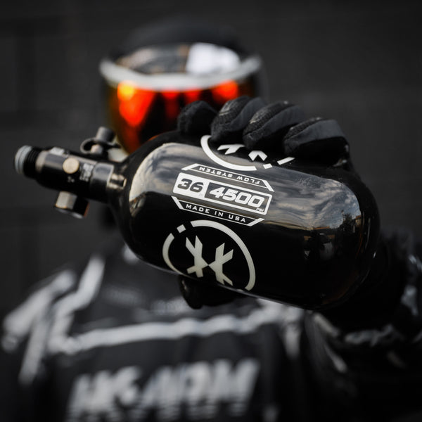 36ci / 4500psi Extra Lite Carbon Fiber Tank - Standard Reg - Black