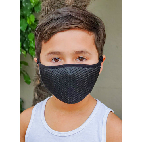 YOUTH - FLTRD Air - Black - Carbon Filtered Face Mask