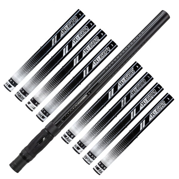 LAZR Elite Nova Barrel Kit - 15" Dust Black - Black Inserts - Cocker Threads