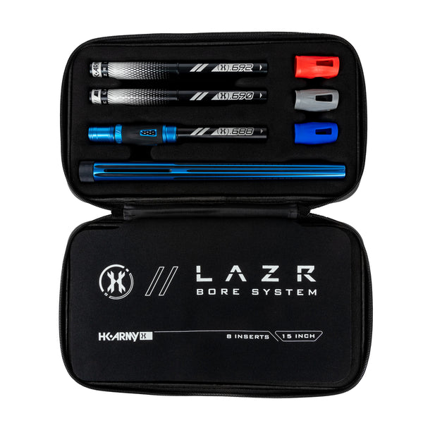 LAZR Elite Nova Barrel Kit - 15" Blue/Black - Black Inserts - Cocker Threads