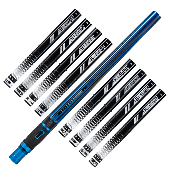 LAZR Elite Nova Barrel Kit - 15" Blue/Black - Black Inserts - Cocker Threads