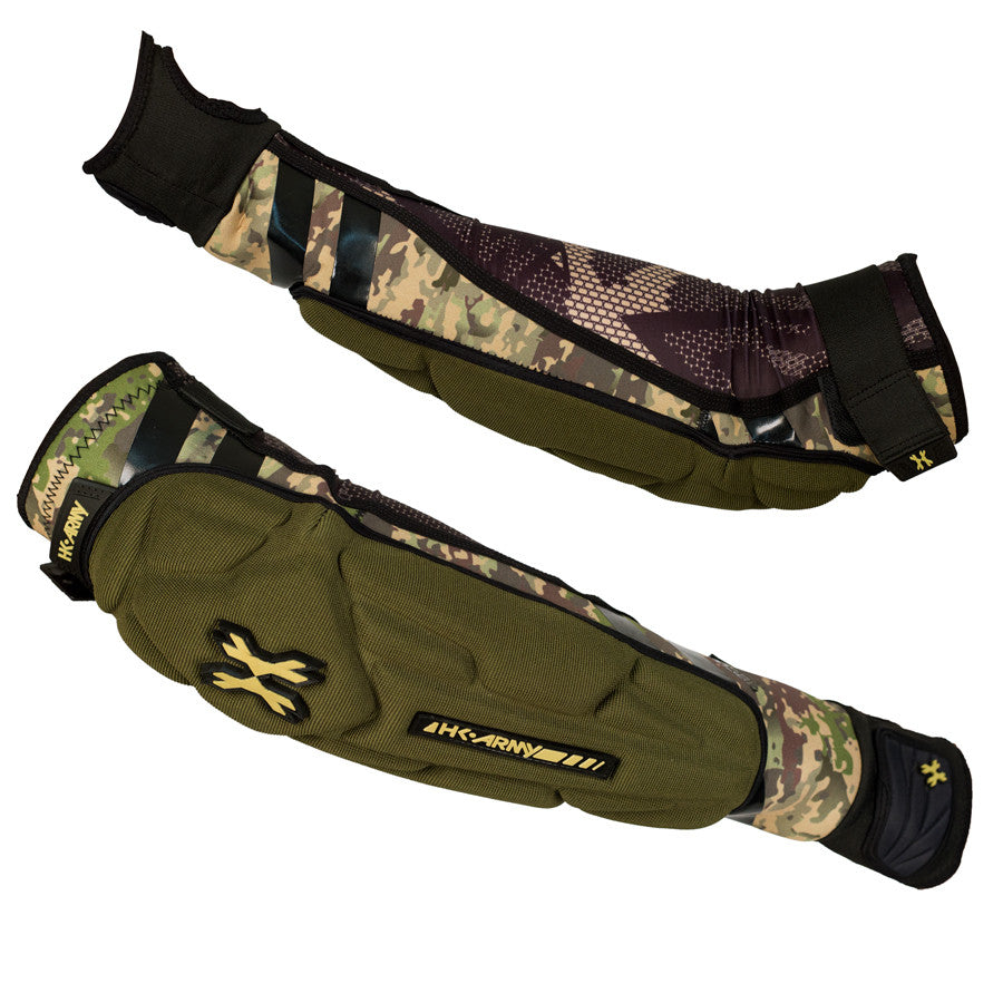 HK army アームパッド Crash Arm Elbow Paintball Pads - Camo | HK Army