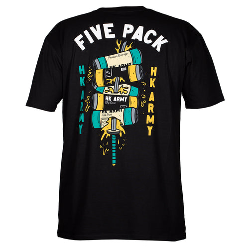 Five Pack - T-Shirt - Black