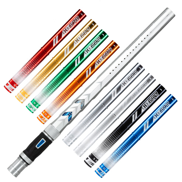 LAZR Elite Fossil Barrel Kit - 15" Dust Silver - Colored Inserts - Cocker Threads