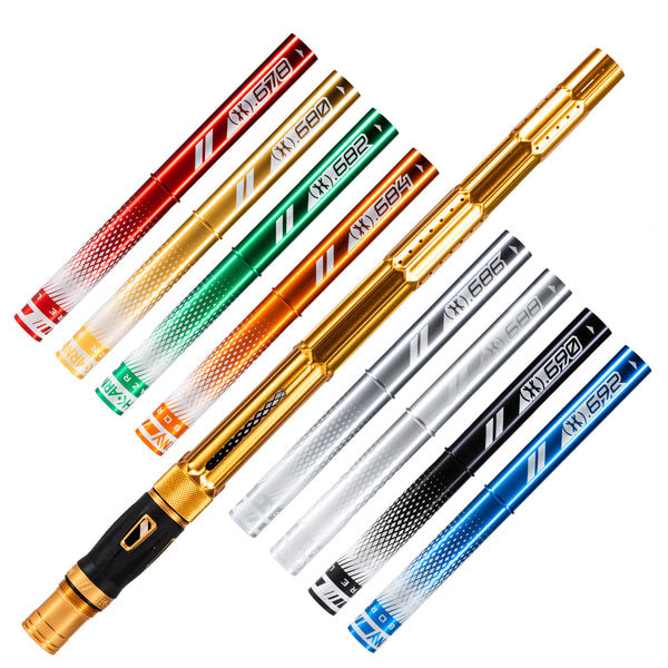 LAZR Elite Fractal Barrel Kit - 15" Dust Gold/Colored Inserts - Cocker Threads