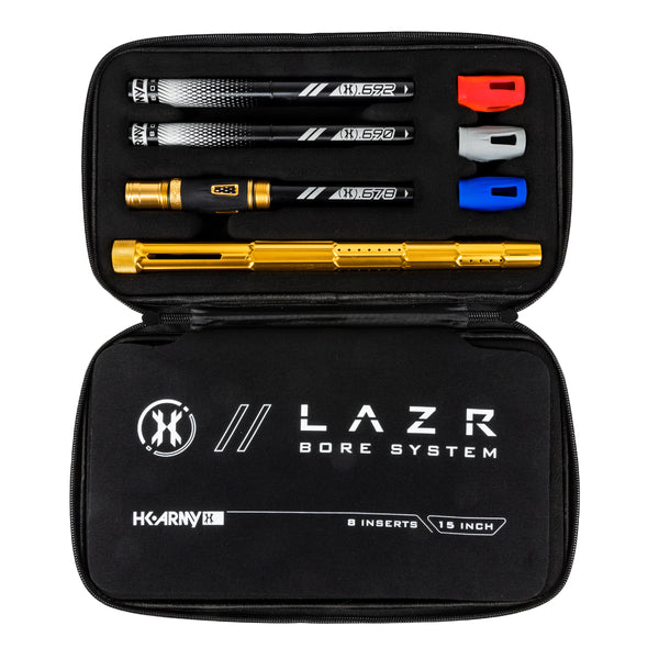LAZR Elite Fractal Barrel Kit - 15" Dust Gold/Black Inserts - Cocker Threads