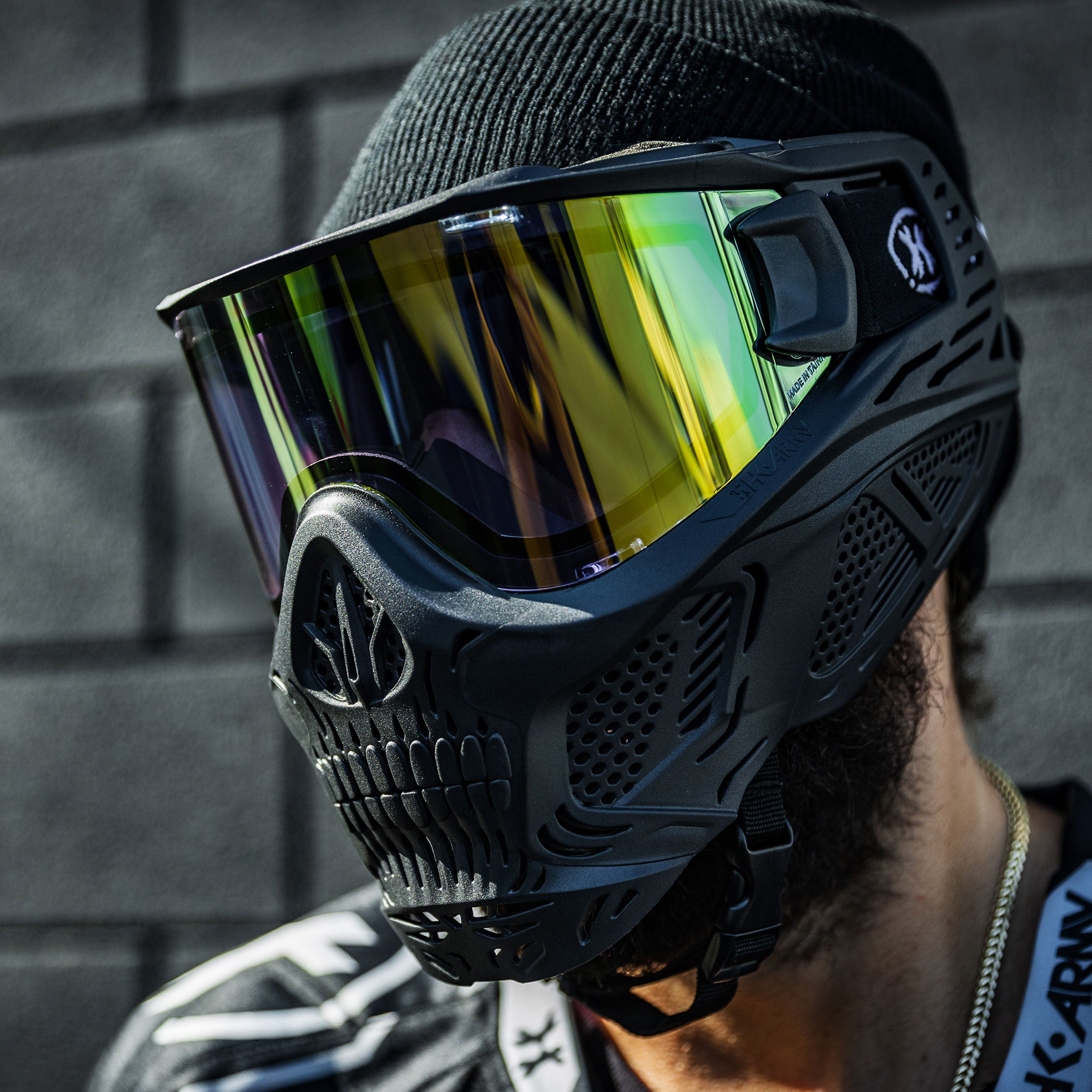 HSTL® Goggle/ Skull Goggle - Thermal Lens - Gold | HK Army