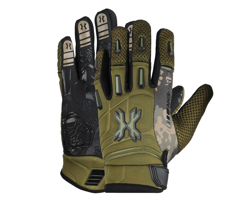 Paintball Gloves HK Army Stealth Pro (XL) - Full Finger Grip & Protection Hk Army Pro Gloves - Full Finger - Stealth - Xl For Sale