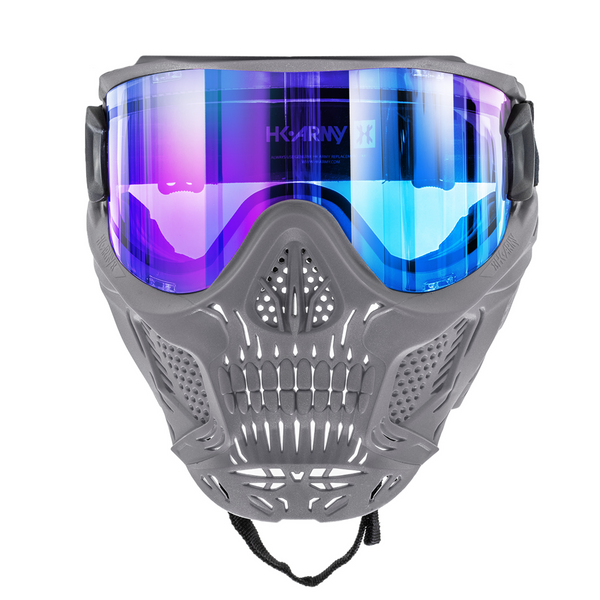 HSTL® Skull Goggle "Crypt" - Grey w/ Ice Lens