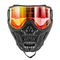 HSTL® Skull Goggle "Death" - Black w/ Fire Lens