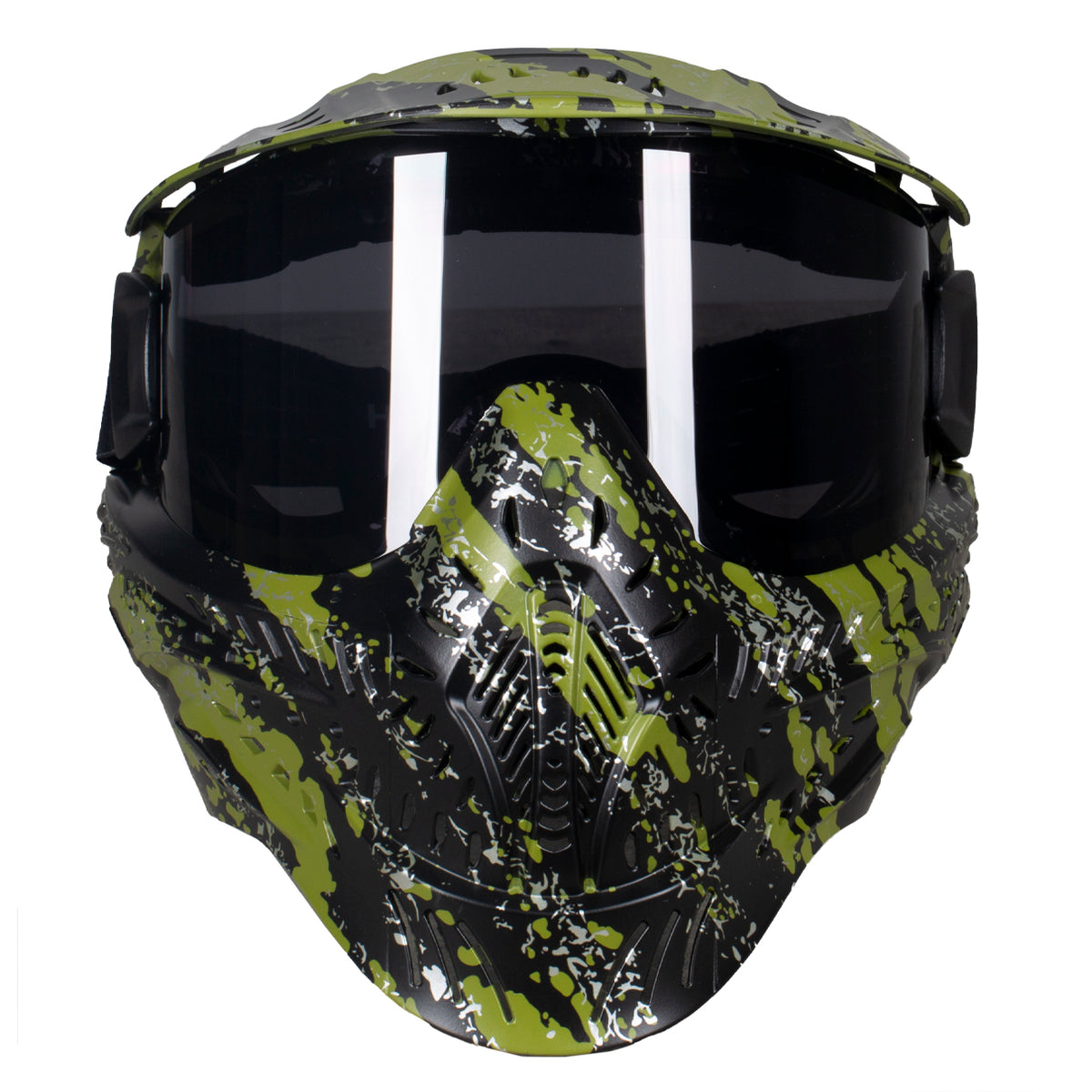 thumbnail image 2 of HK Army HSTL Paintball & Airsoft Goggle Mask – Anti-Fog Thermal Lens (Fracture Black/Olive/Smoke) 2 of 14