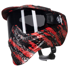 HK Army CTX Paintball Mask Goggle Strap Headpad - Red/Black, Goggles -   Canada