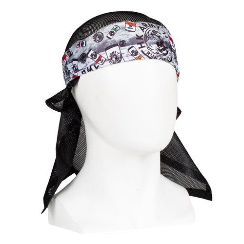 Headwrap (bandeau) HK Army Neuf - Couleur Sarcelle De Schiste Headwrap (bandeau) HK Army Neuf - Couleur Sarcelle De Schiste