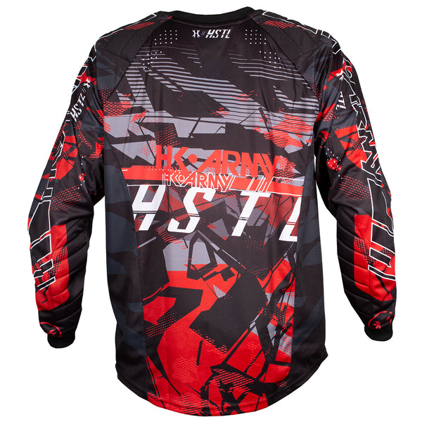 Youth  HSTL® Line Jersey - Lava - Red/Black