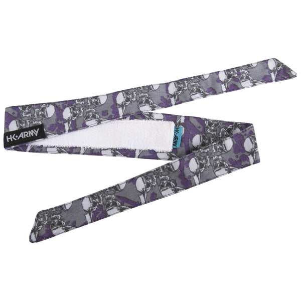 Skulls - Hostilewear Headband - Purple