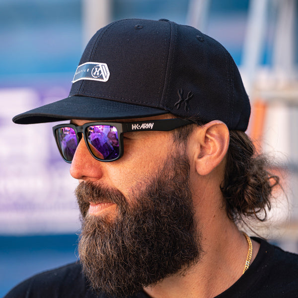 Edge Snapback Hat - Black