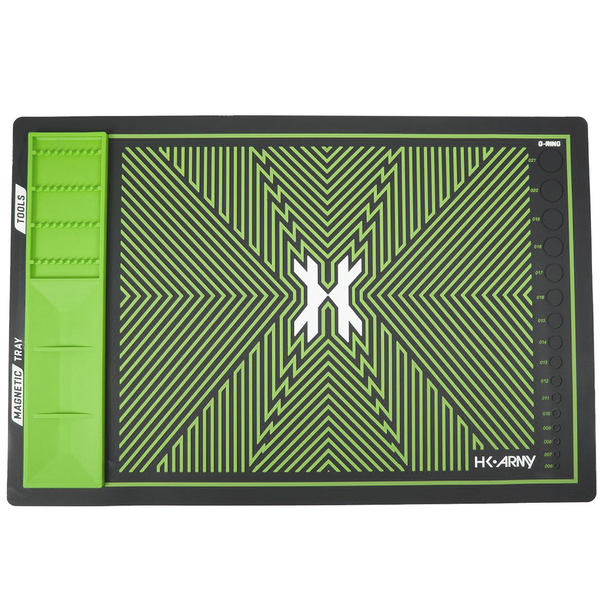 MagMat - Magnetic Tech Mat - Black/Neon Green | HK Army