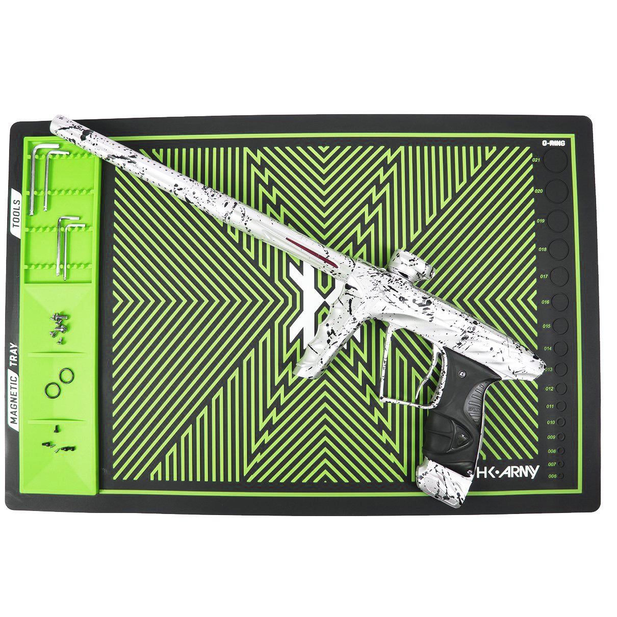 MagMat - Magnetic Tech Mat - Black/Neon Green | HK Army