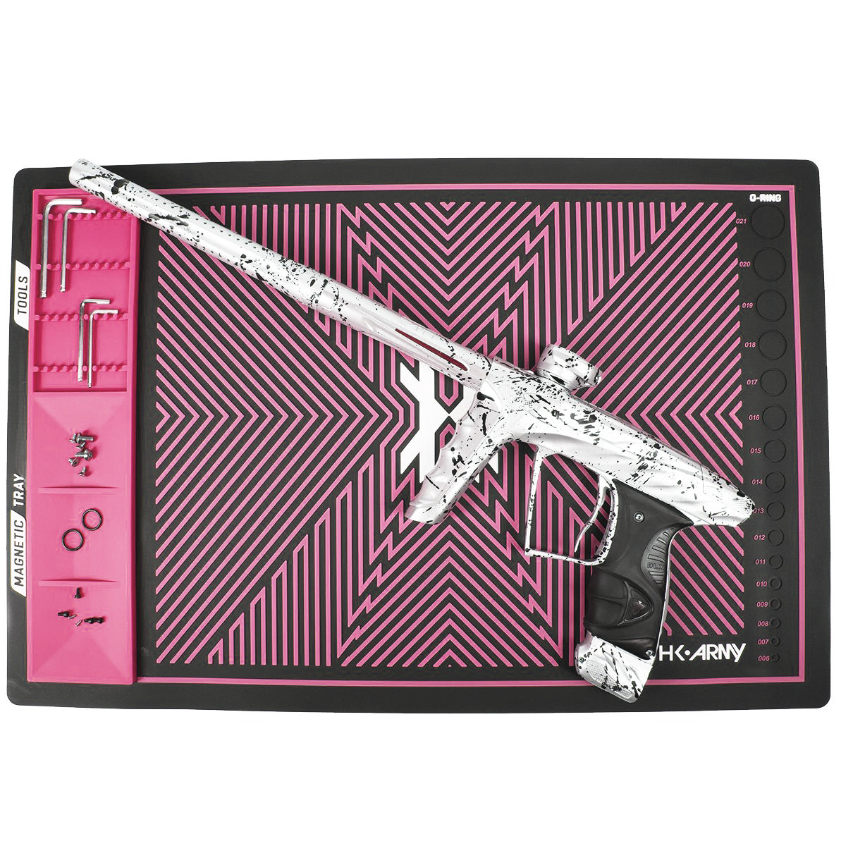MagMat - Magnetic Tech Mat - Black/Neon Pink | HK Army