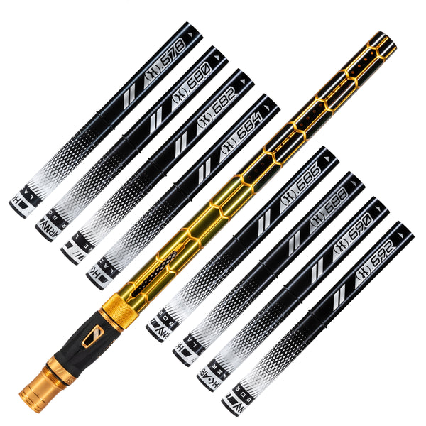 LAZR Elite Nexus Barrel Kit - 15" Gold/Black Black Inserts - Cocker Threads