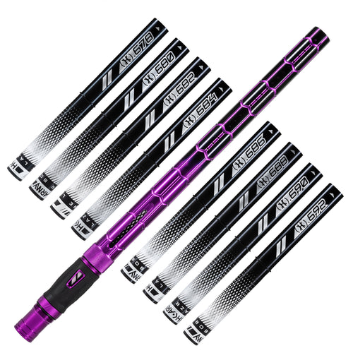 LAZR Elite Nexus Barrel Kit - 15" Purple/Black Black Inserts - Cocker Threads